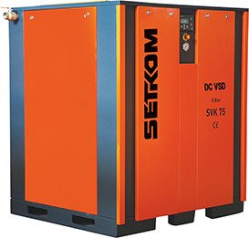 SVK 75 DC VSD COMPRESSORE A VITE ACCOPPIATO DIRETTO - INVERTER